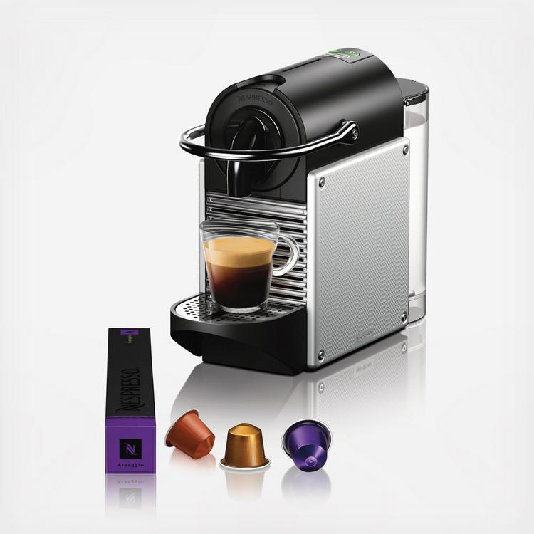 Breville, Nespresso Pixie Single-Serve Espresso Machine with Aeroccino Milk  Frother - Zola