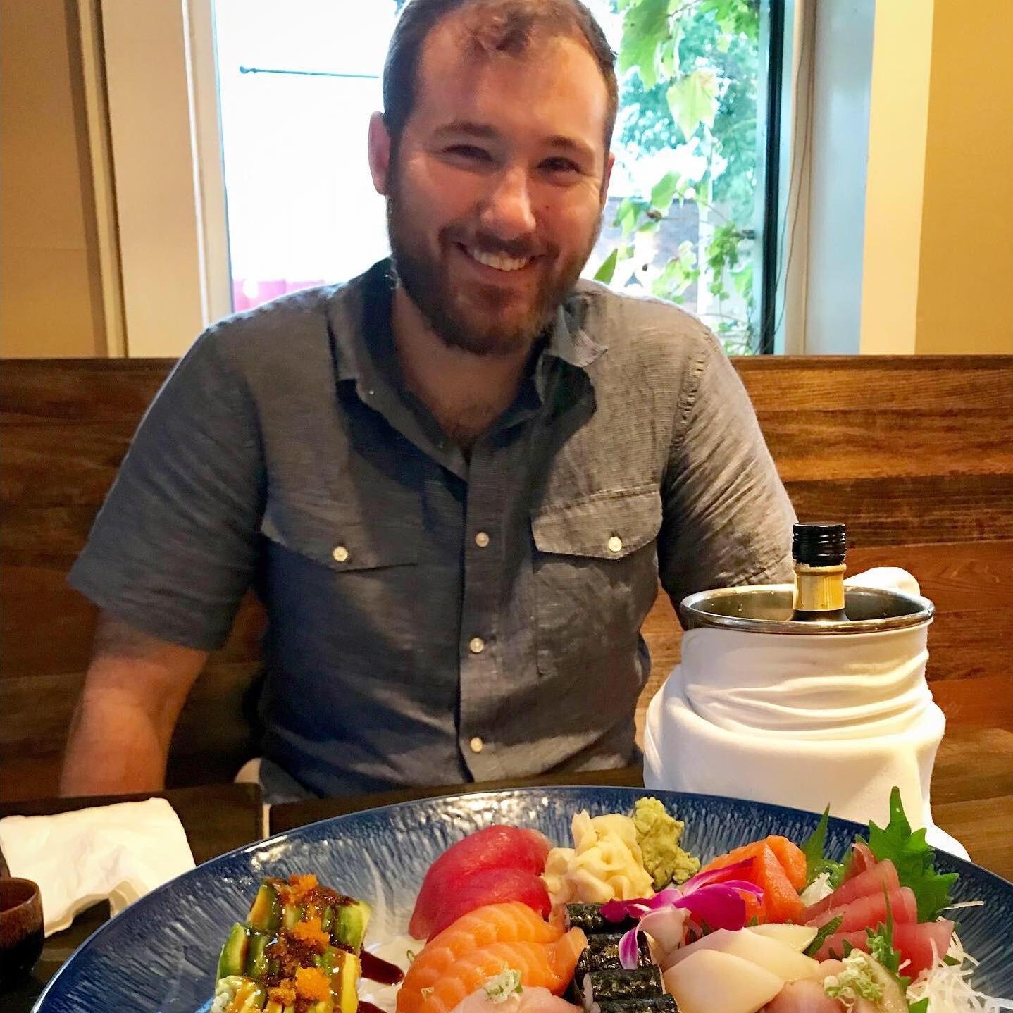 One year anniversary celebrated with a sushi feast at Haiku, where we had our first date!