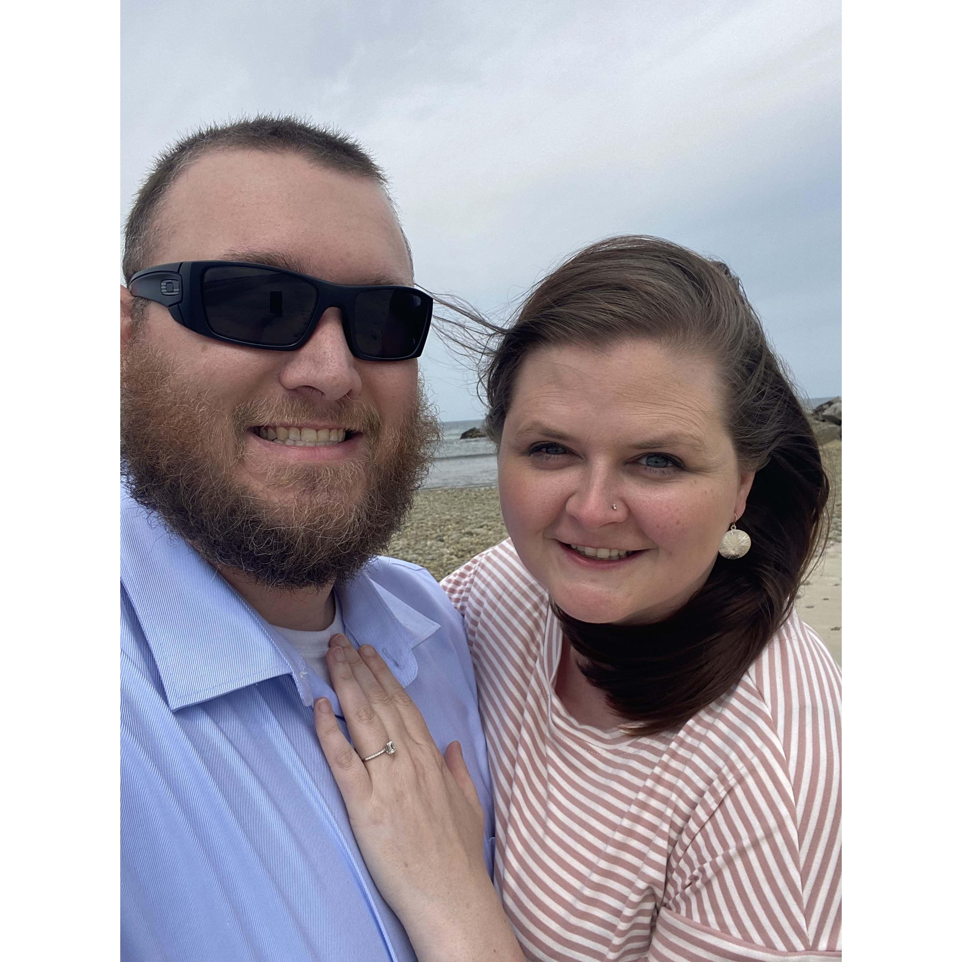 Immediately following the proposal at the Boardwalk in Sandwich, MA 