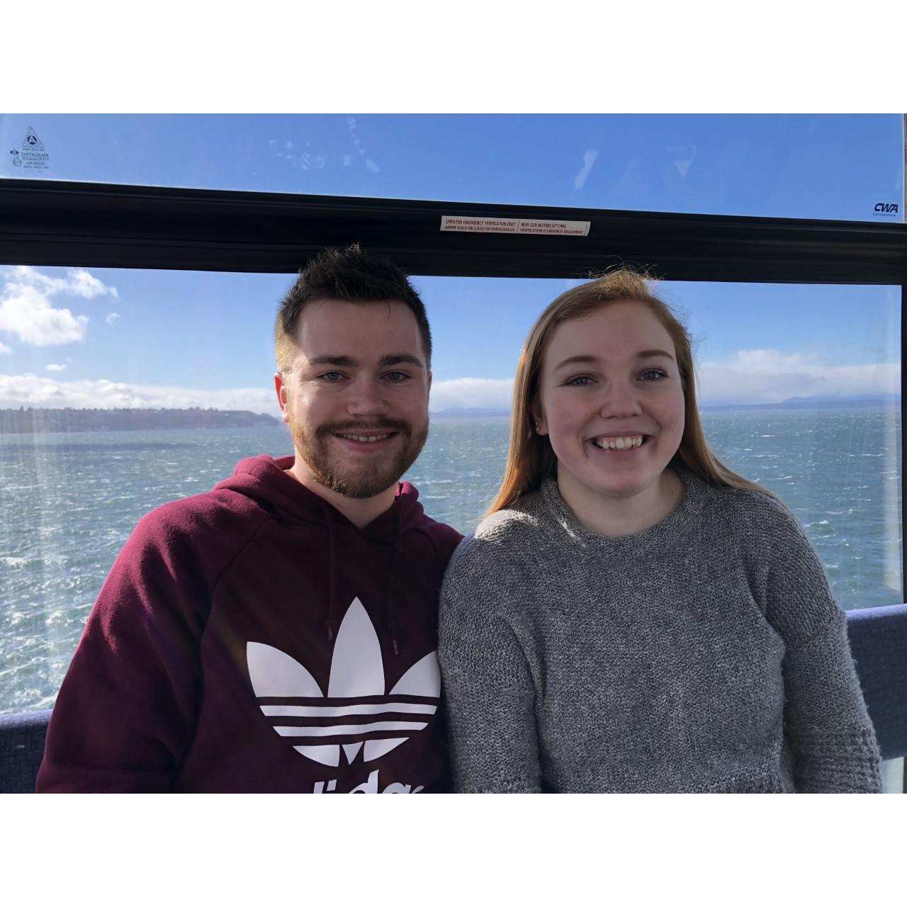 Riding the Seattle Great Wheel at Pier 57 -- Seattle, WA