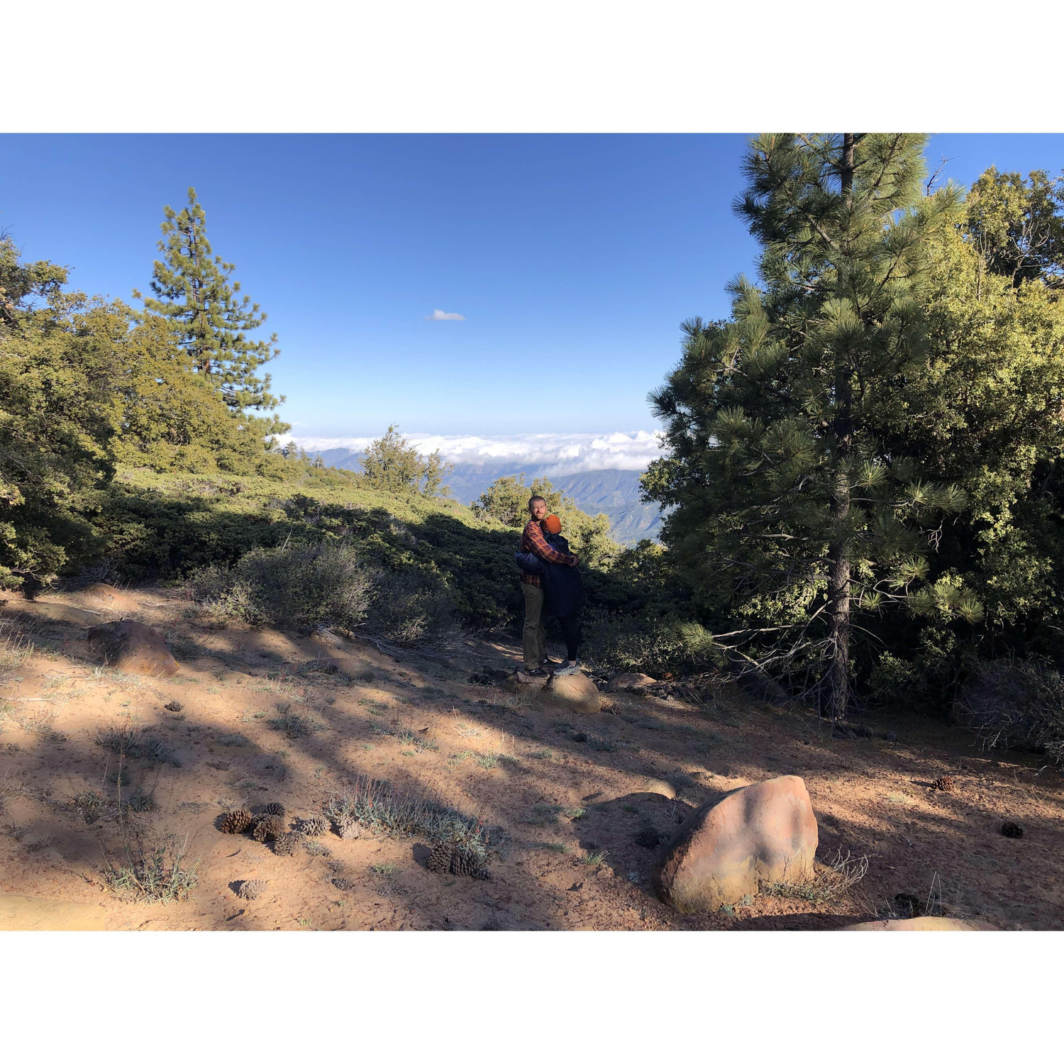 Our first (and only, so far) backpacking trip together