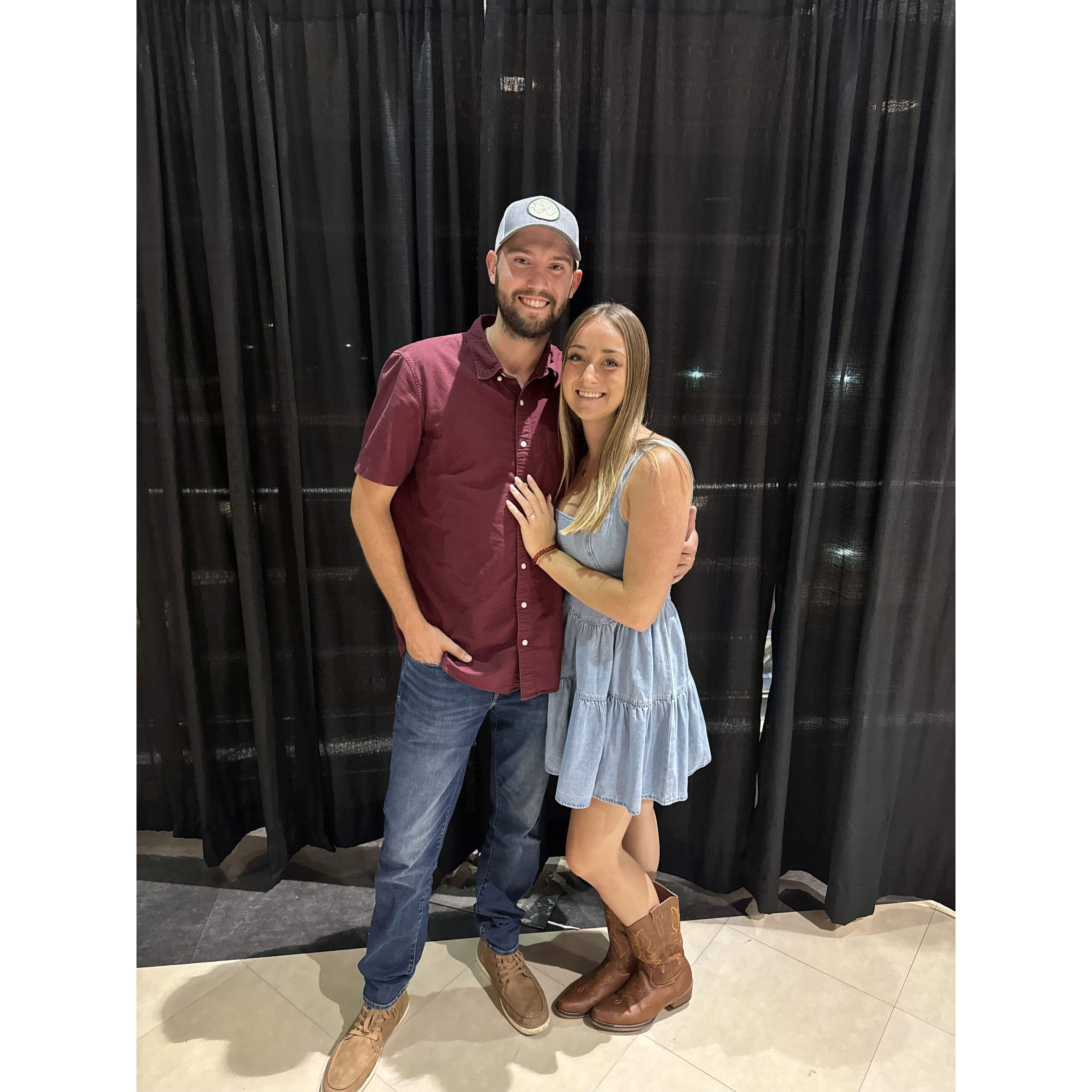 The Zach Bryan concert the weekend we got engaged. (BEST WEEKEND EVER)