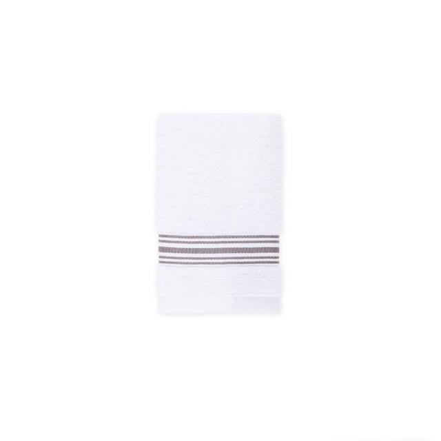 Nestwell™ Hygro Fashion Stripe Washcloth in Dapper Grey