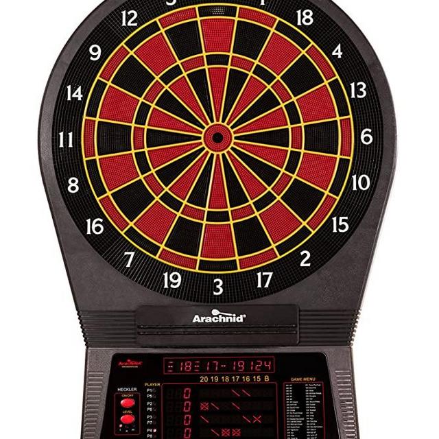 Arachnid Cricket Pro 800 Electronic Dartboard with NylonTough Segments for Improved Durability and Playability and Micro-thin Segment Dividers for ReducedBounce-outs