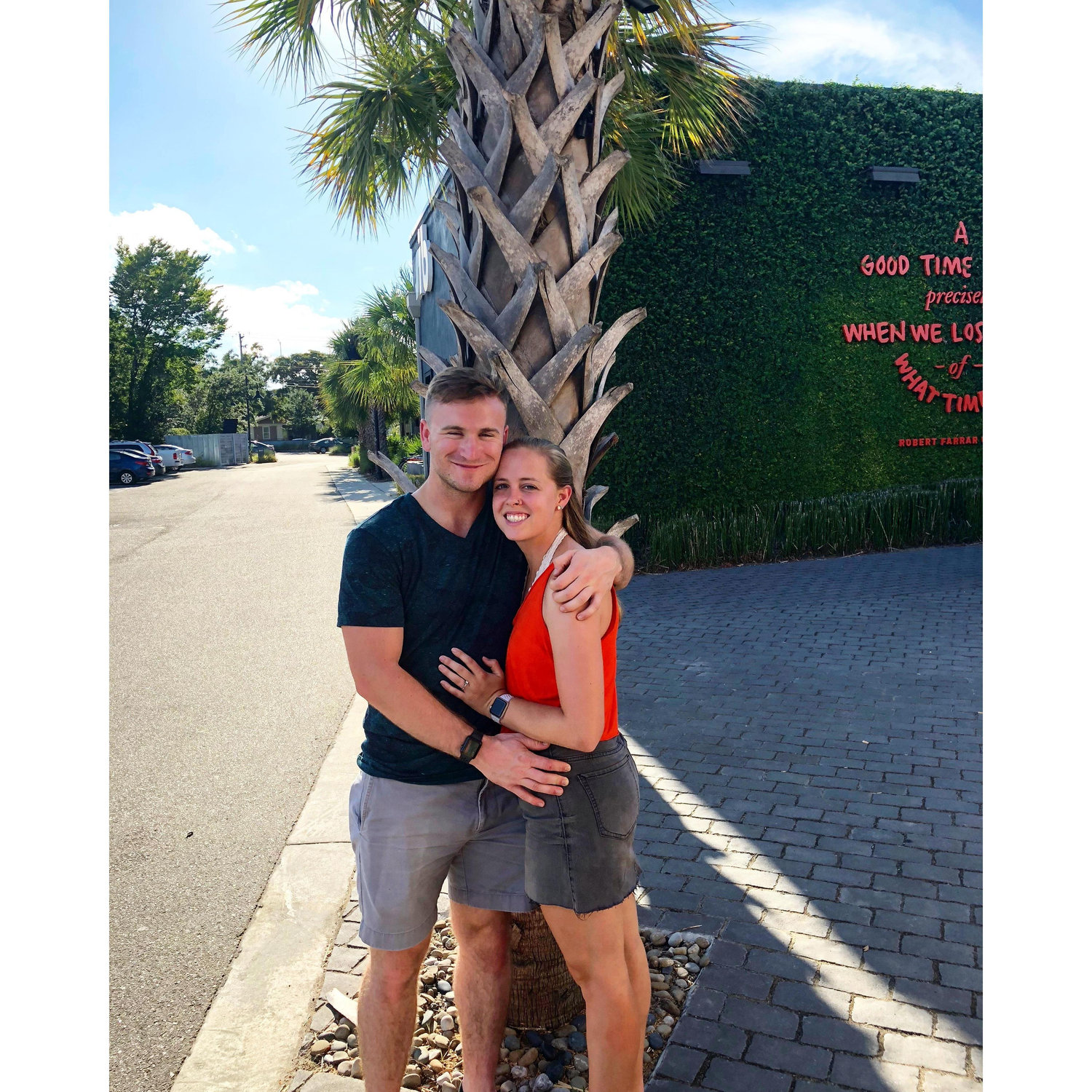 Visiting his family in Charleston and finding out love for the coast.