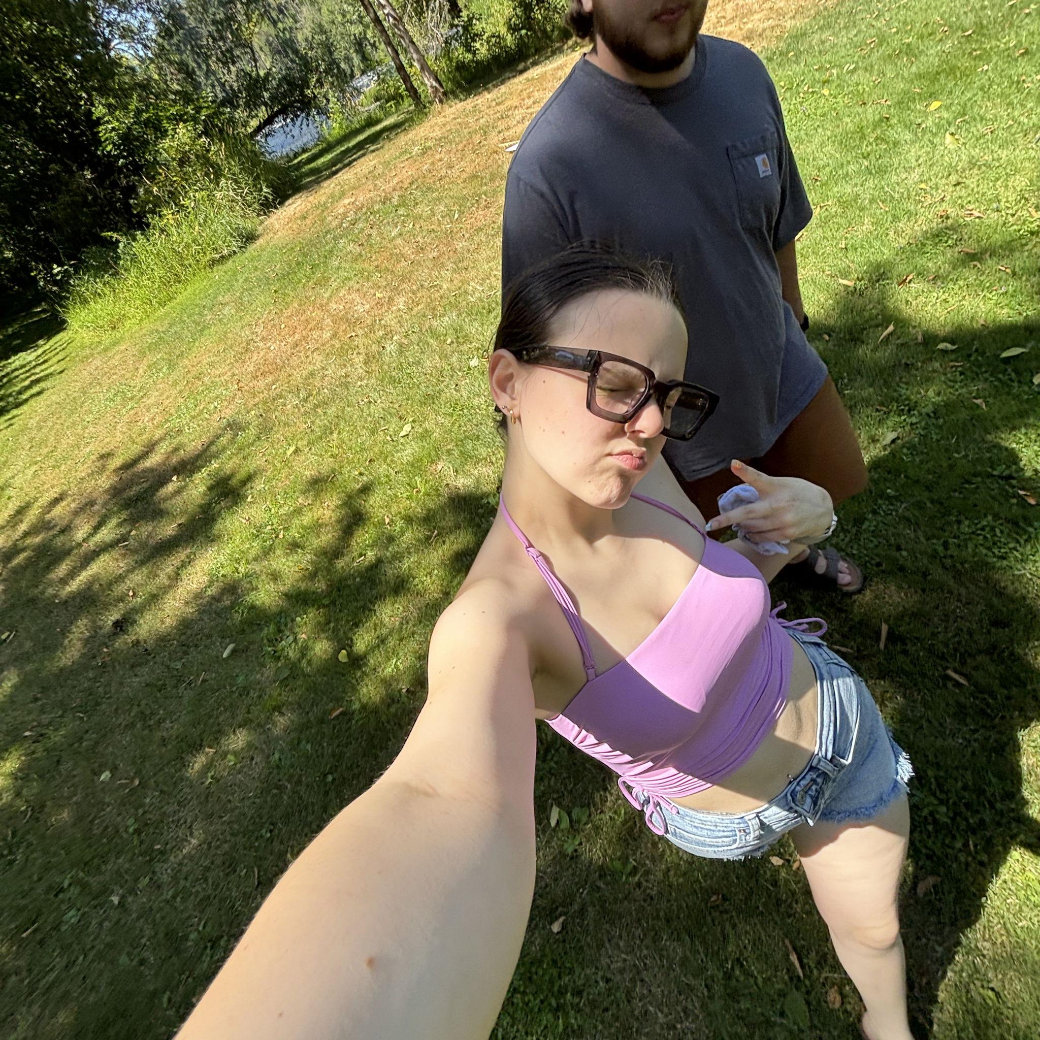 I found some silly glasses at family campout. Safe to say Cole wasn't impressed...