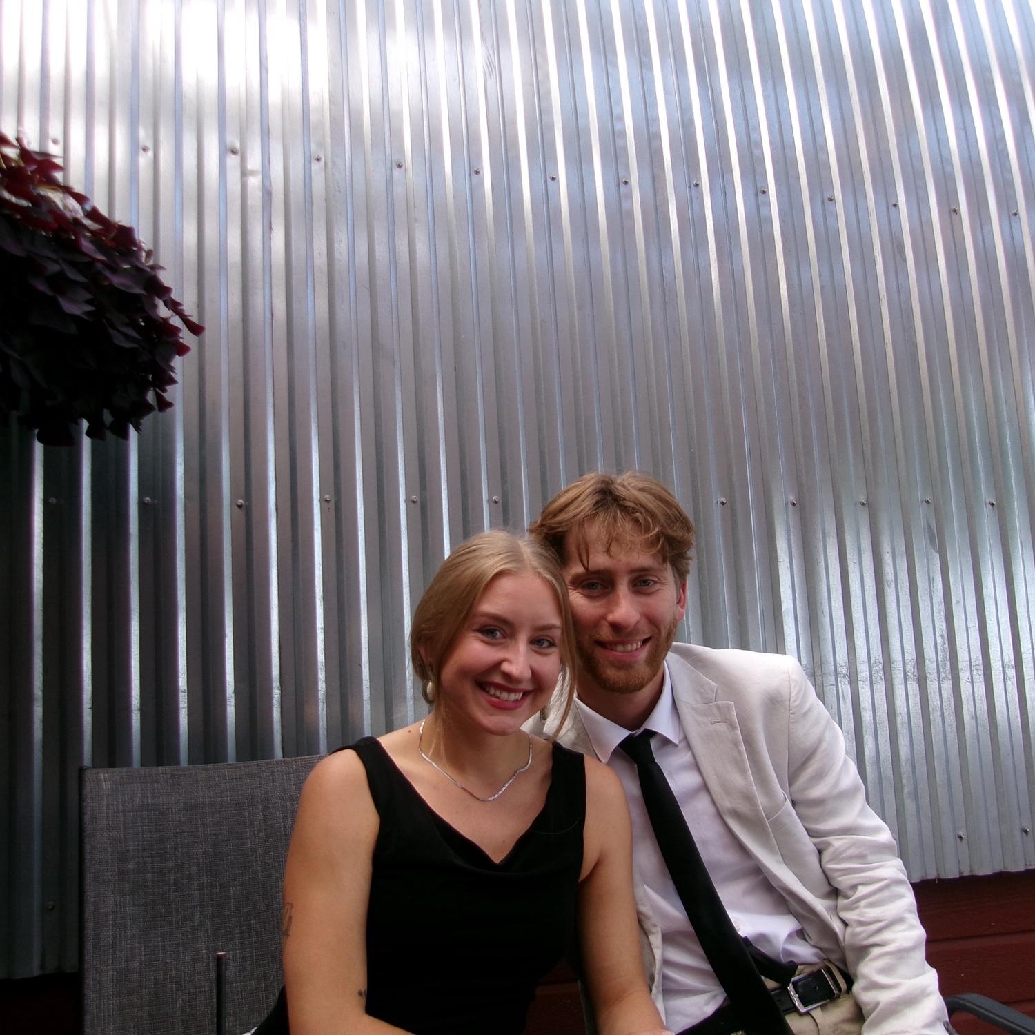 Celebrating the Claire and Christian Johnson wedding!