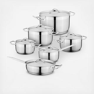 12-Piece Cookware Set, Hotel Stainless