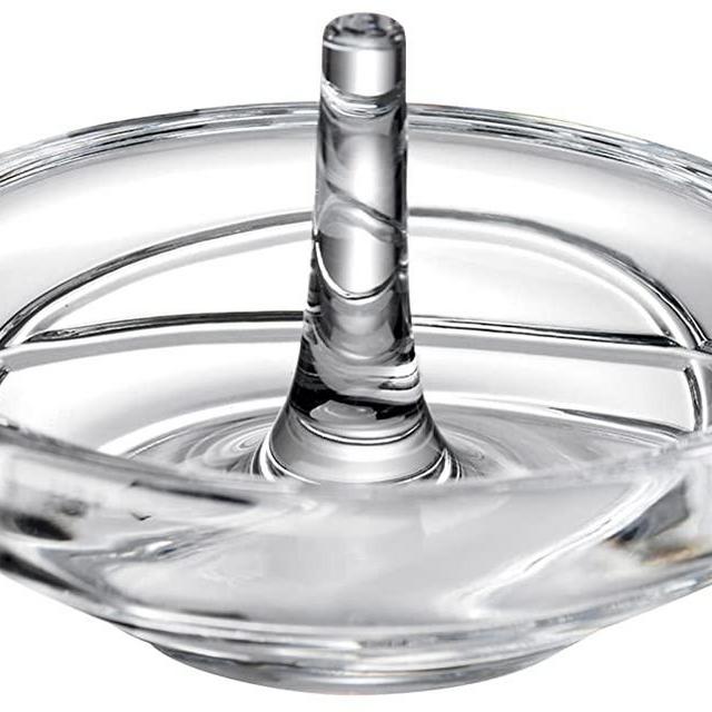 Lenox 837370 Adorn Crystal Ring Holder, 0.5 LB, Clear