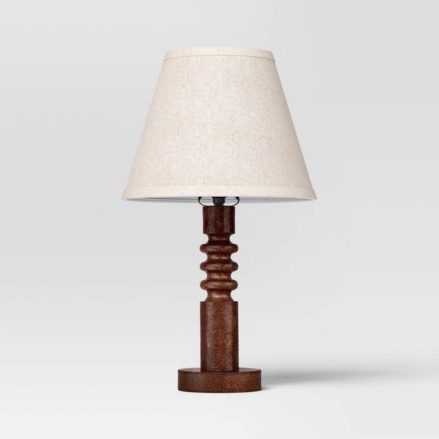 Mid Tone Wood Table Lamp - Threshold™