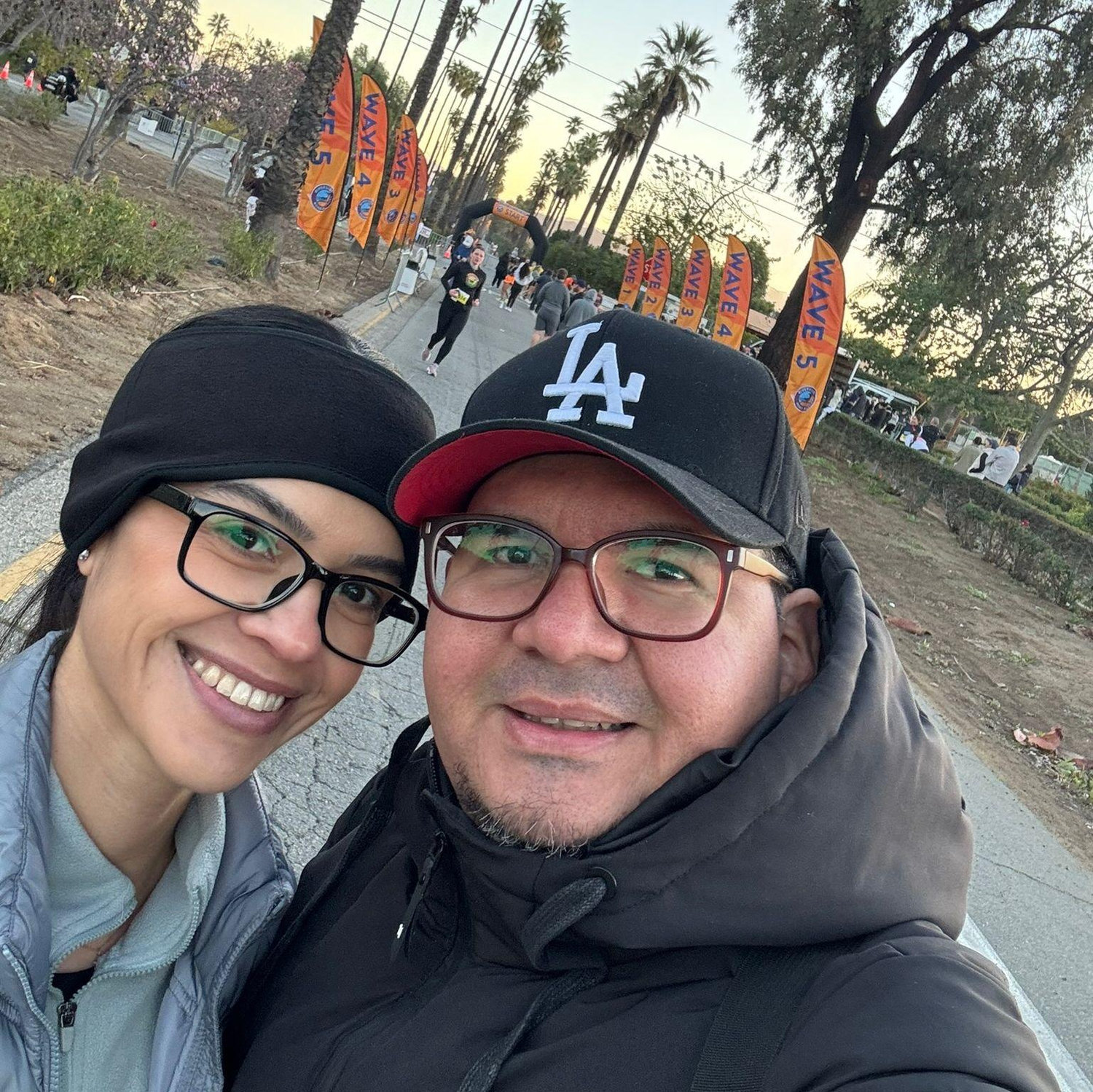 One of Daniela’s favorite hobbies is running. No matter how early the race starts, I’ll always be there cheering her on.