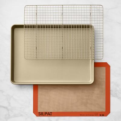 Williams Sonoma Goldtouch® Half-Sheet Pan & Silpat Baking Mat Set