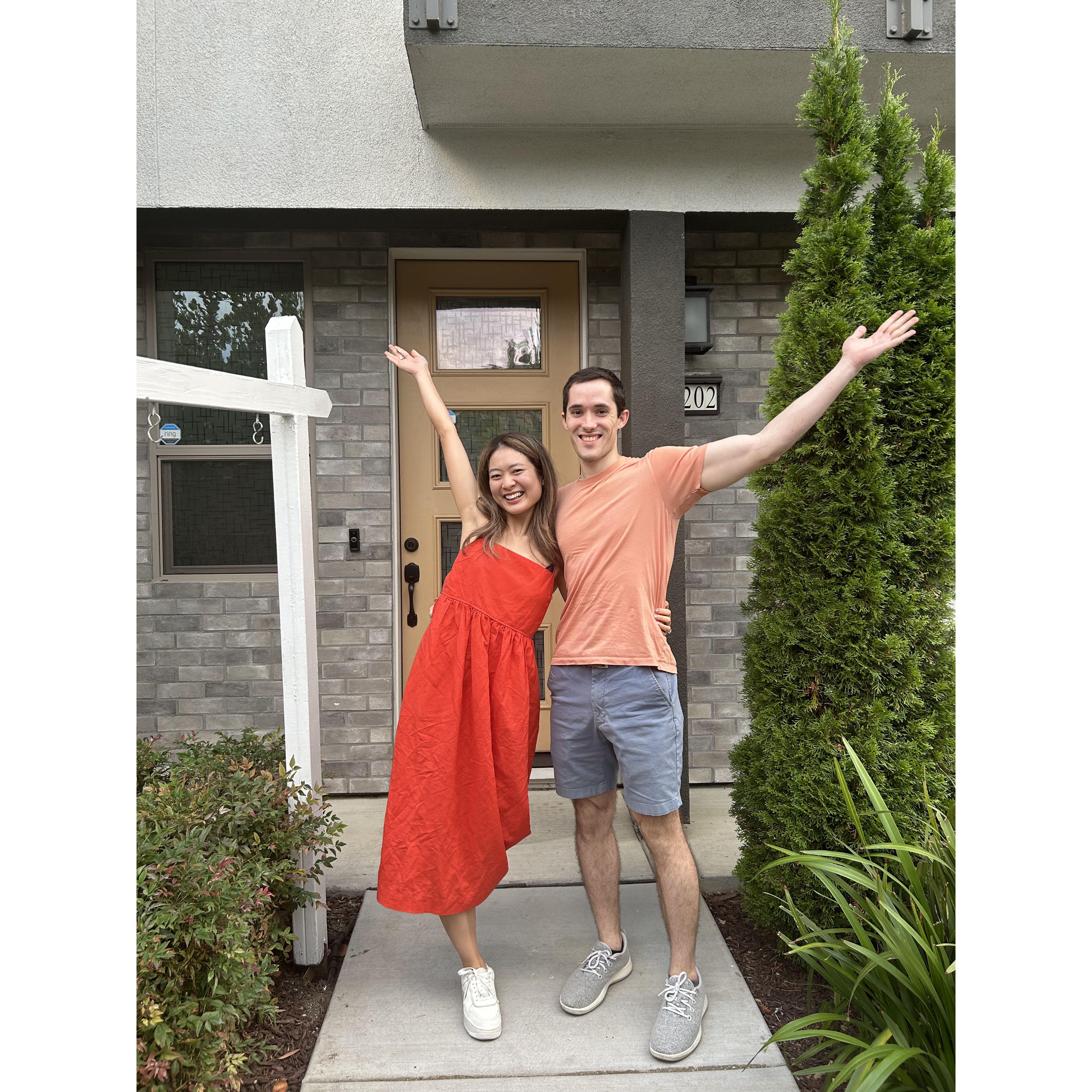 We moved into our first home together!
