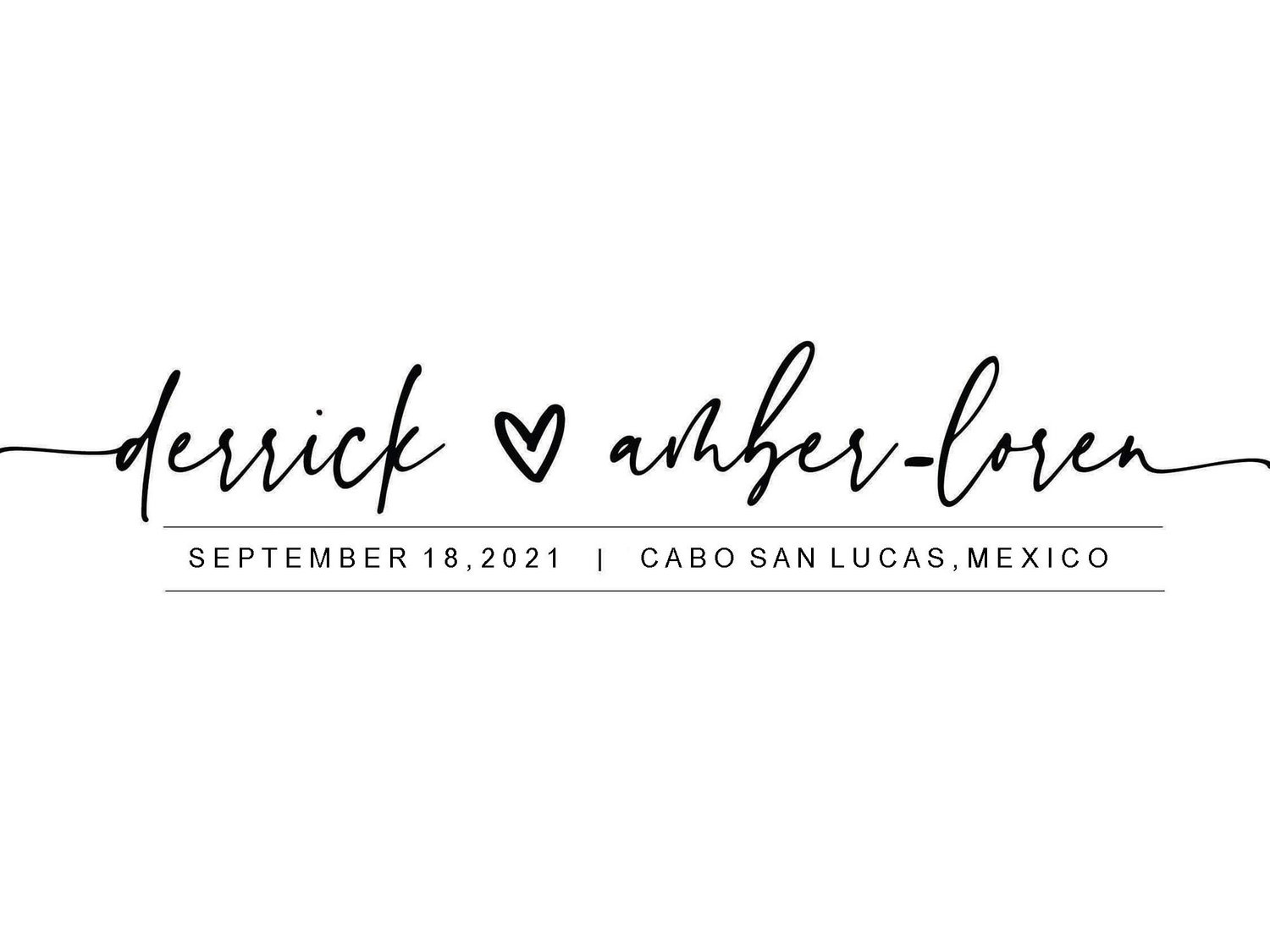 The Wedding Website of Amber-Loren Williams and Derrick Carey Jr