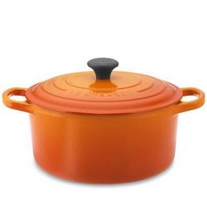 Le Creuset Signature Cast-Iron Round Dutch Oven, 3 1/2-Qt., Flame