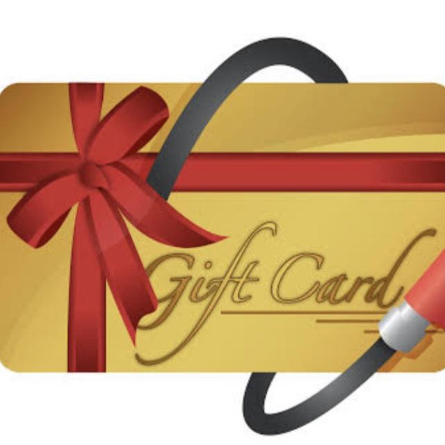 Gas gift card