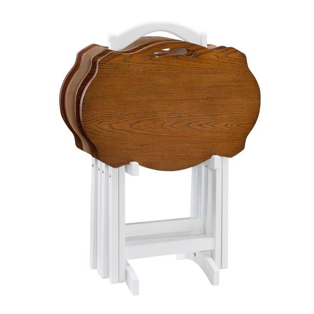 Austin Tray Table Set Brown - Powell Company