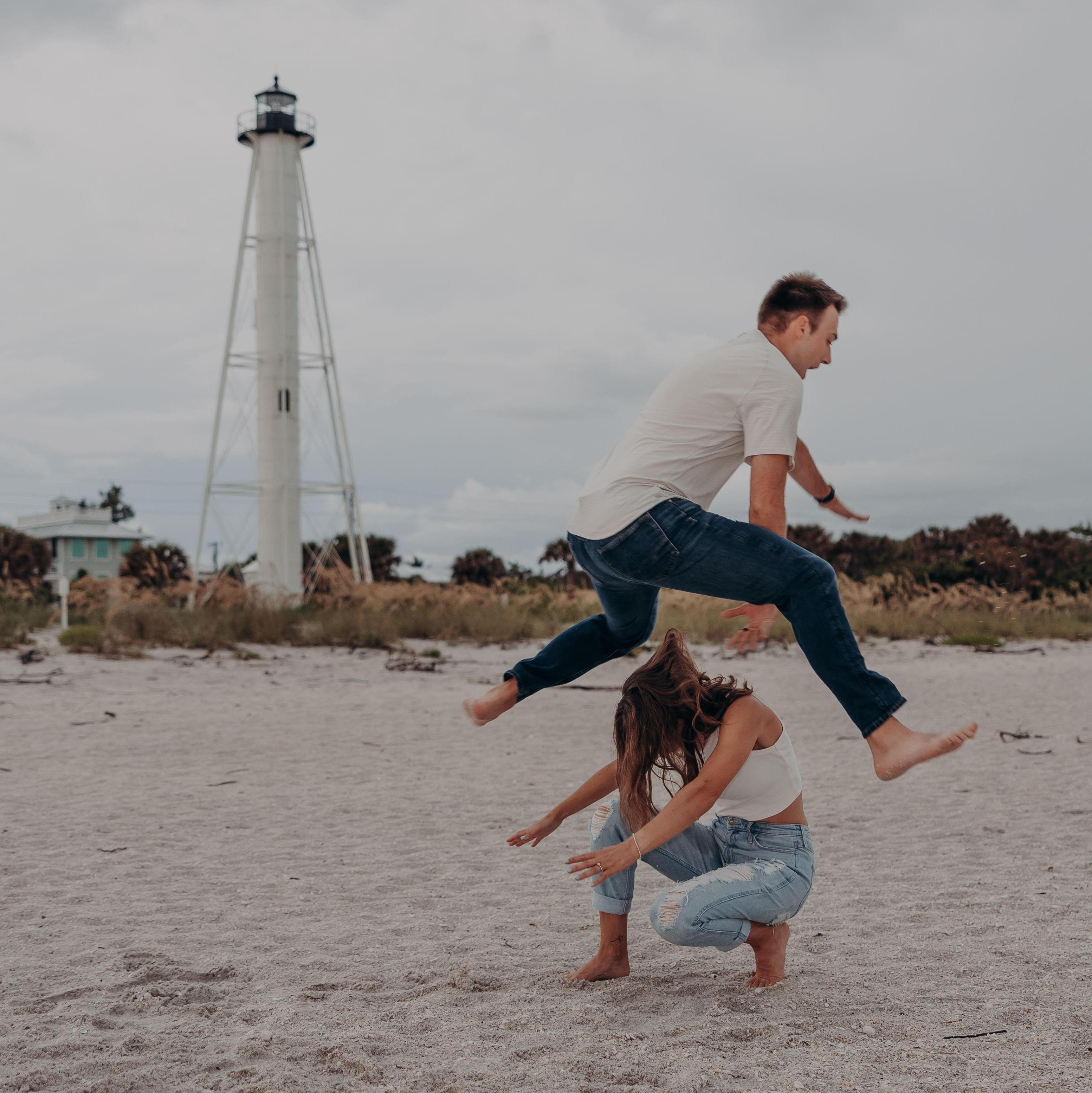 OMG is that Josh Allen!? (obviously we had a lot of fun with our engagement pictures)