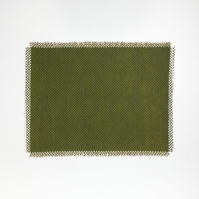 Mayrie Olive Green Fringe Placemat