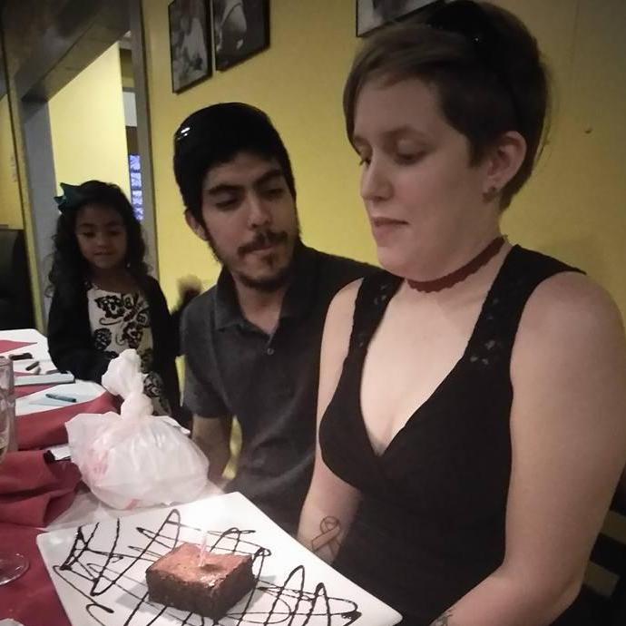 21st birthday!
Uhhh, eyes are up HERE, sir! Lol.