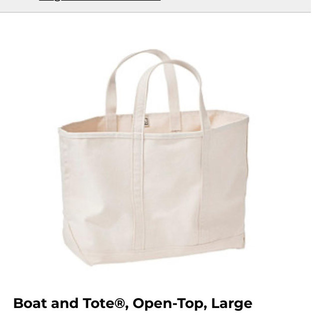 L.L Bean Monogram Tote