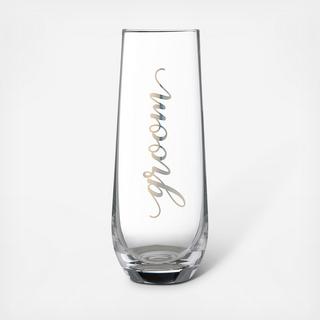 Stemless Champagne Glass