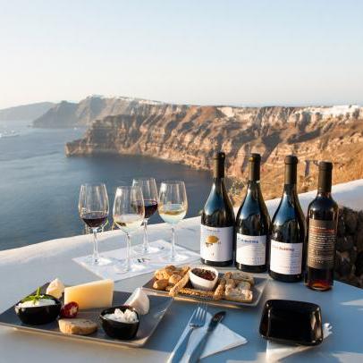 Santorini Wine Tour w/ Food & Trasportation