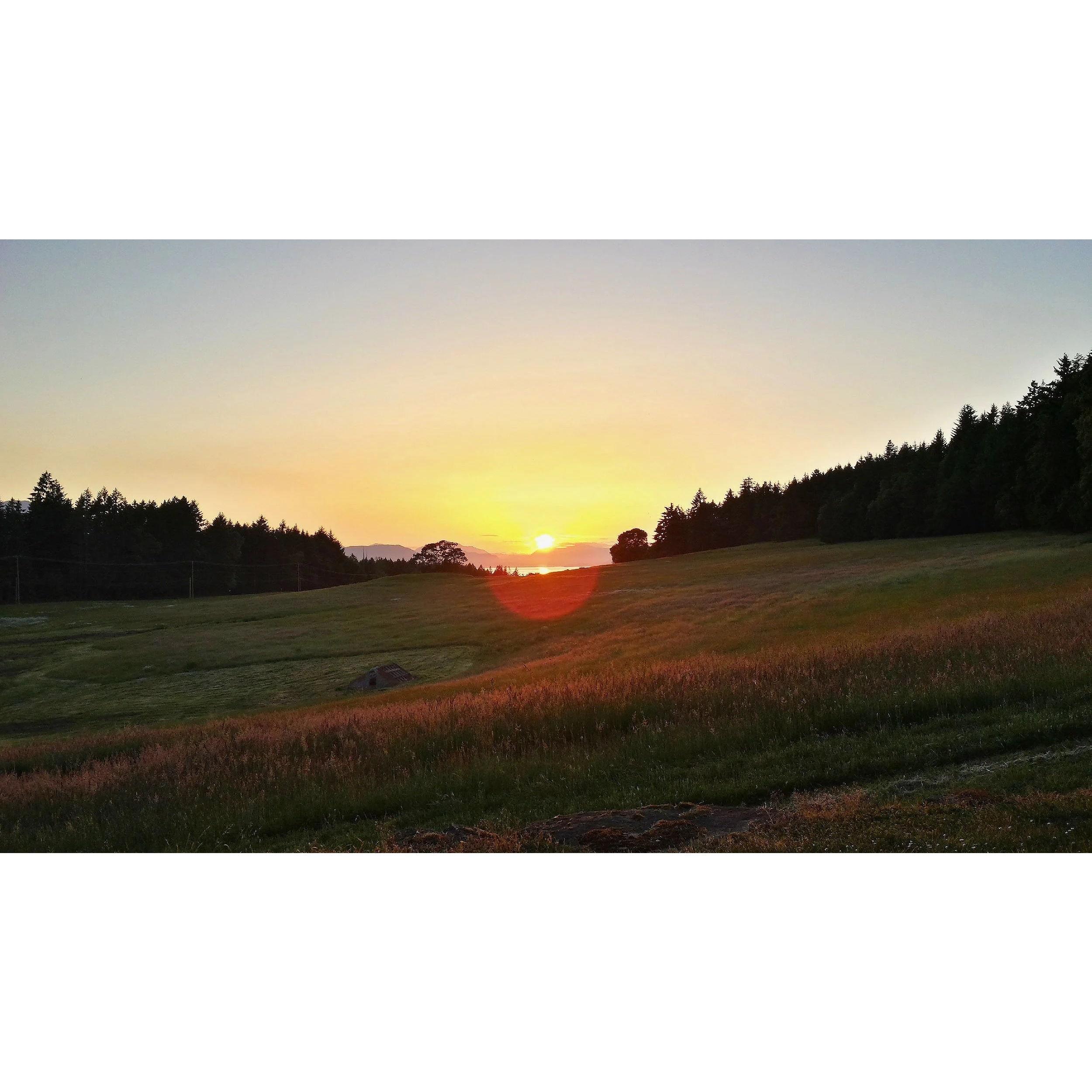 Sunset at the Stone Bridge Farm