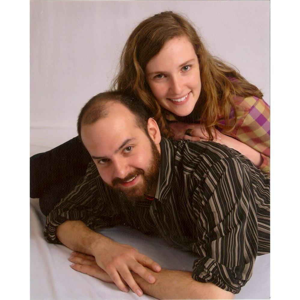 Once we thought it would be fun/ny to get portraits of us as a couple at the Target Photo Studio. And it was. One of the funniest things we've ever done.