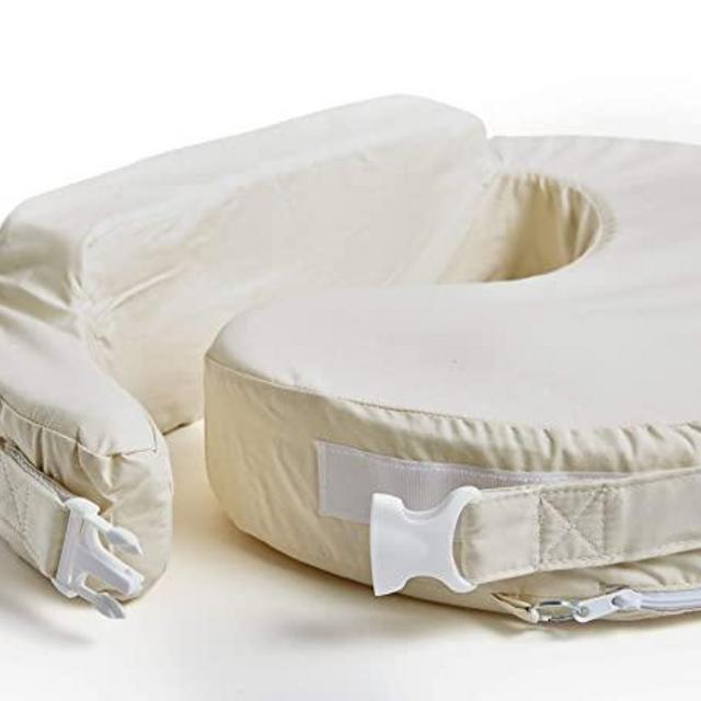 My Brest Friend Original Nursing Posture Pillow with White Organic Cotton Slipcover
