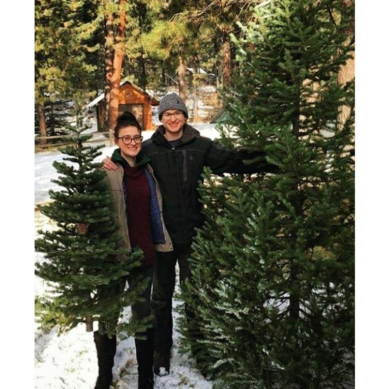 December 2019. First christmas tree hunt together.