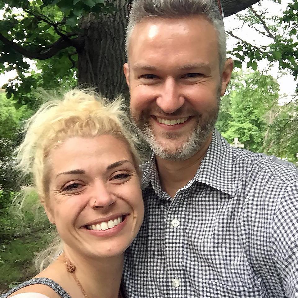 Our proposal selfie! Lauren couldn't stop the tears!