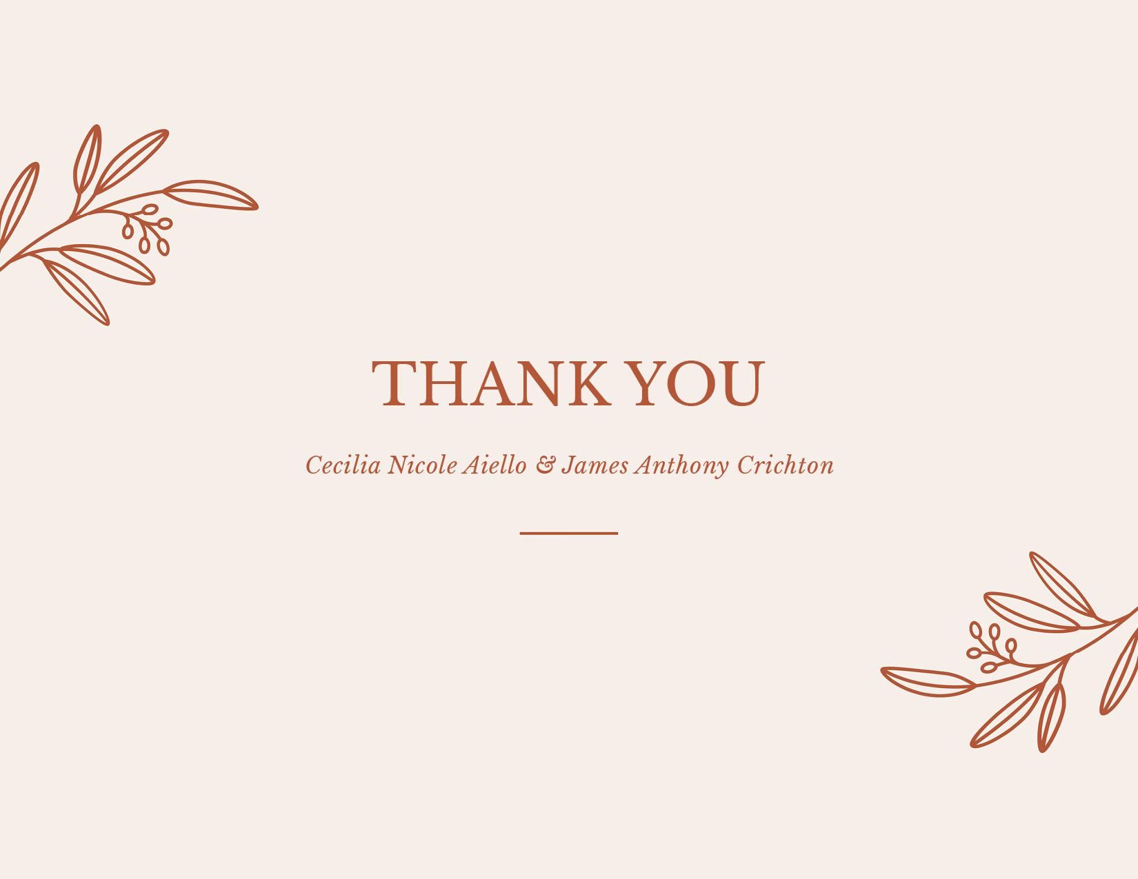 Norcross | Green | Zola Thank You Cards