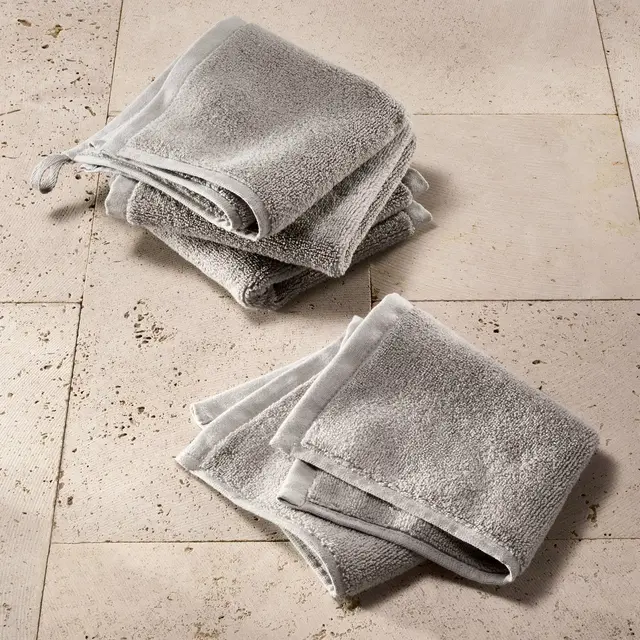 4pk Modal Washcloths Gray - Casaluna™