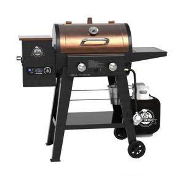 Mile Hybrid Wood Pellet/Gas Combo Grill - PB600HY