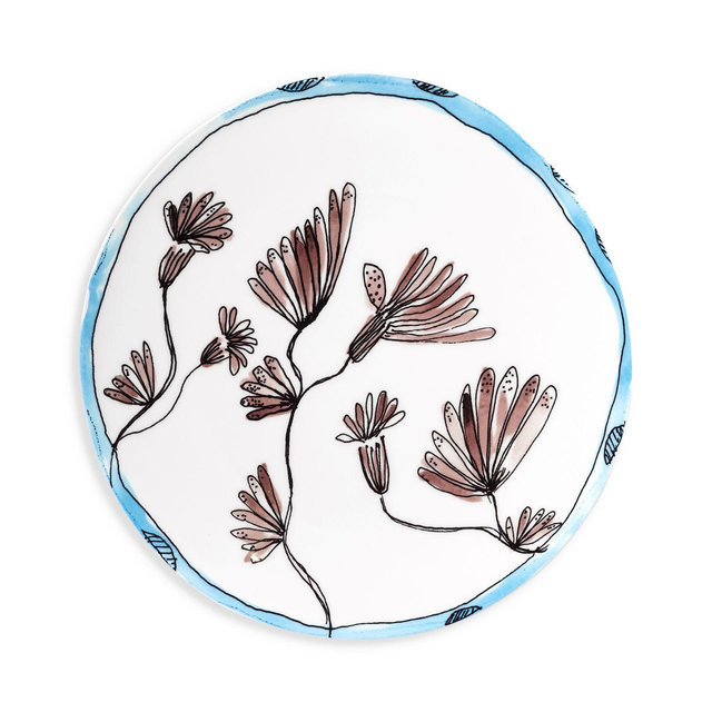 Serax Marni Camelia Aubergine Dinner Plate