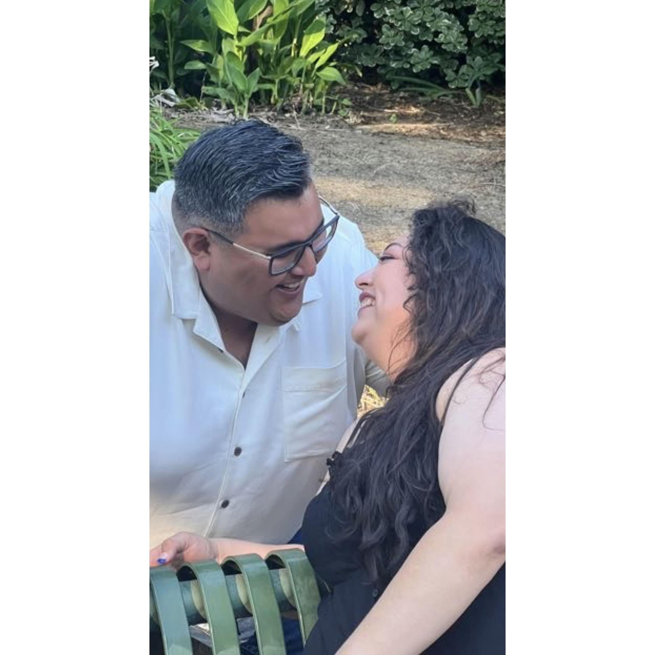 A corny little #livelaughlove moment