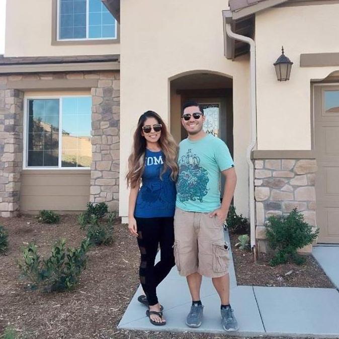 At our new home!