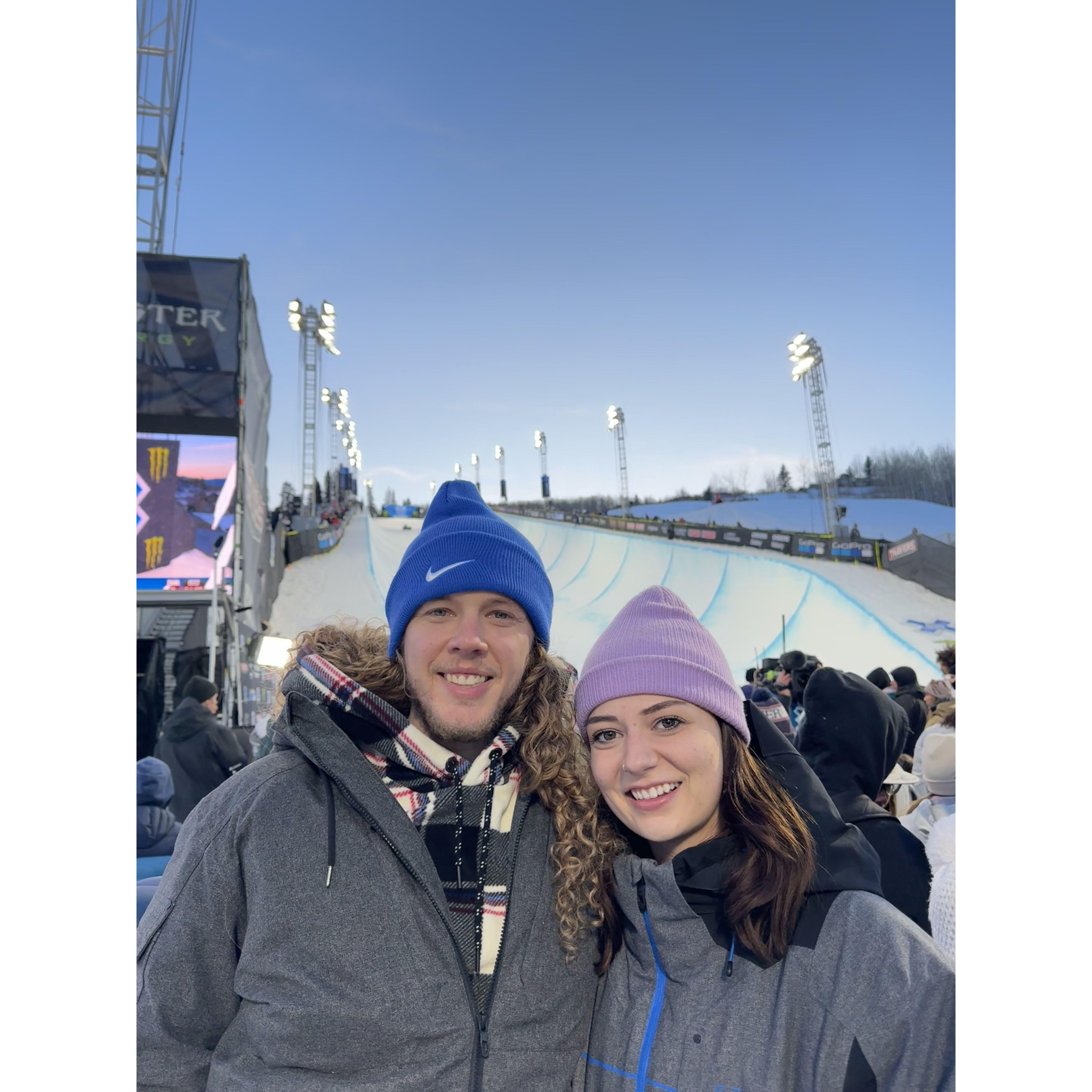 In 2024 we went to the X-Games together, and had lots of fun!