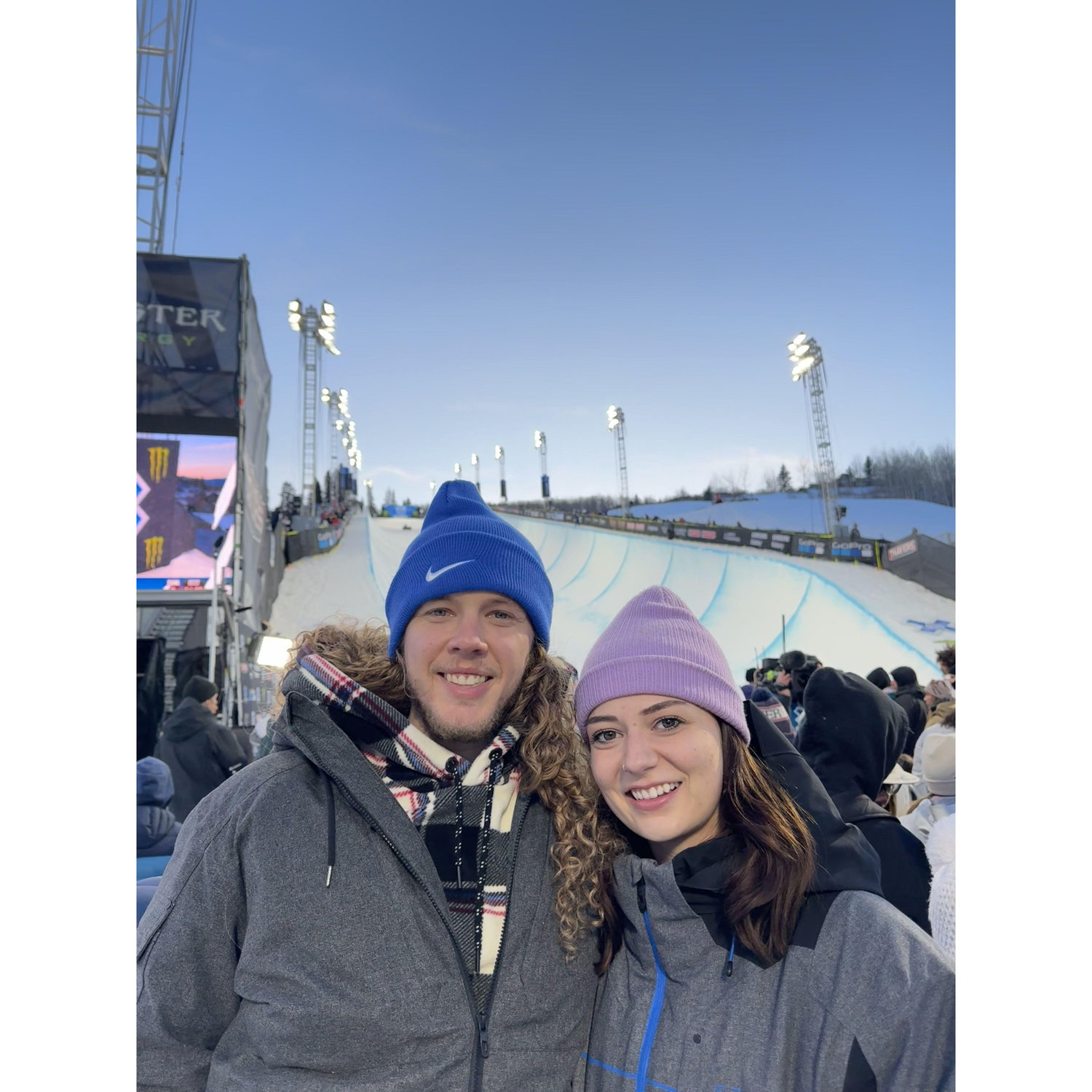 In 2024 we went to the X-Games together, and had lots of fun!