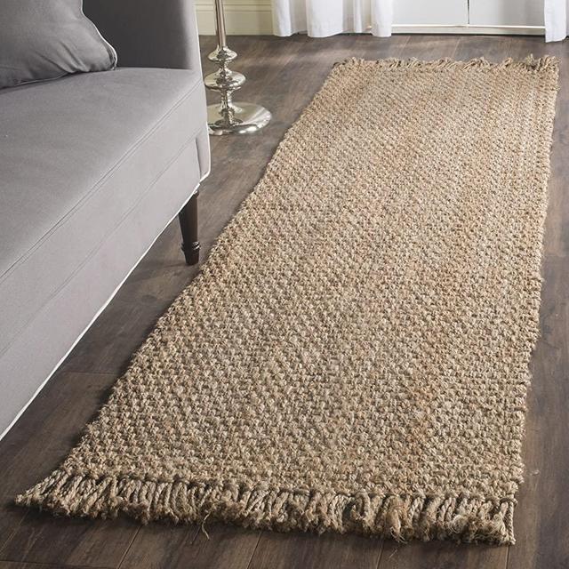 Safavieh Natural Fiber Collection NF467A Hand-woven Jute Area Rug, 2' 6" x 4'
