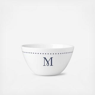 ID Navy Dots Cereal Bowl