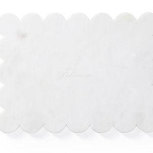 Scalloped Marble Cheese Board
