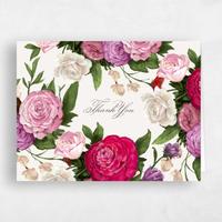 Beige Wedding Thank You - Eleganza Landscape
