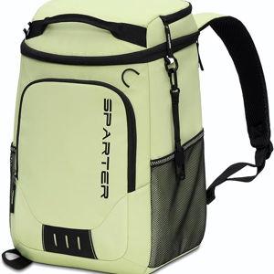 SPARTER Backpack Cooler Insulated Leak Proof 33/49 Cans, 2 Insulated Compartments Thermal Bag, Portable Lightweight Beach Travel Camping Lunch Backpack for Men and Women