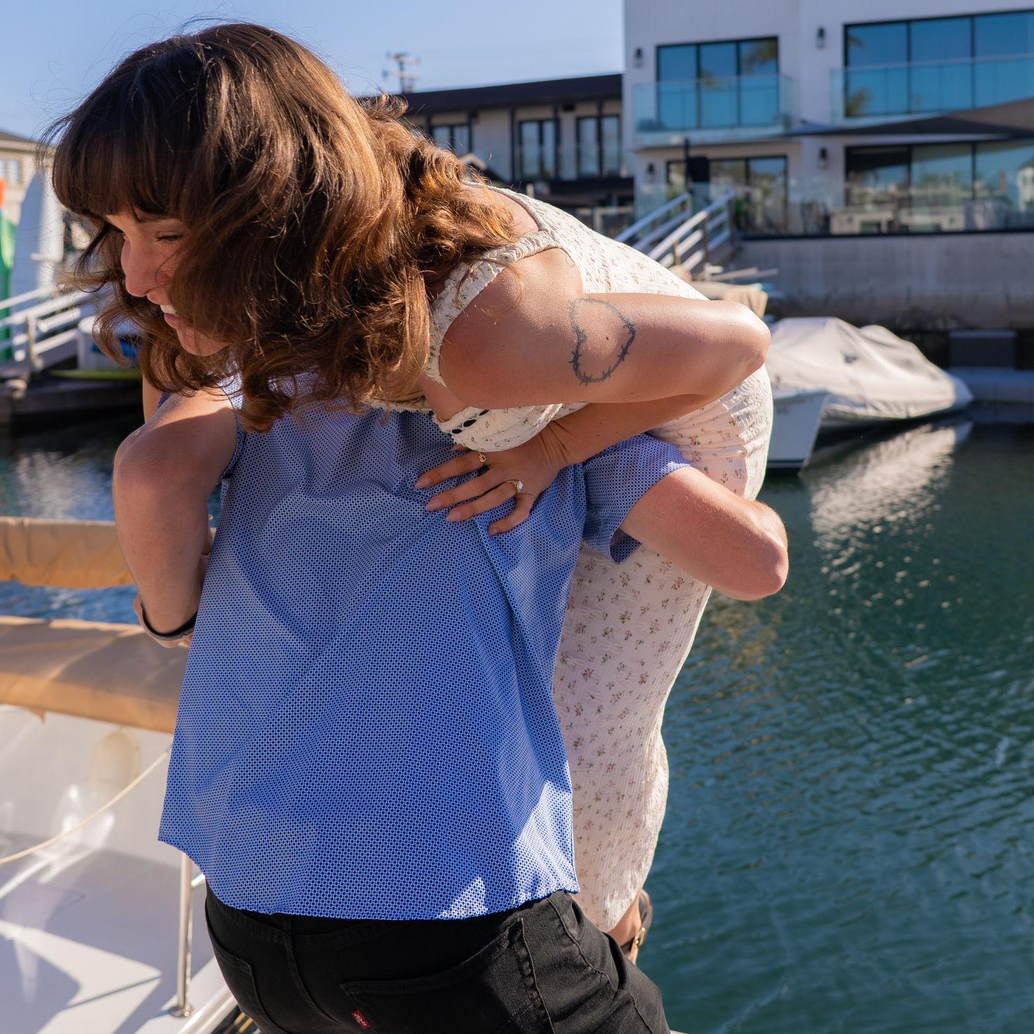 Overly excited to be "fiancés"!