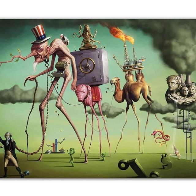 QUNYAAE The Eternal Surrealism Of Salvador Dali'S Art And Painting Memory Canvas Art Poster and Wall Art Picture Print Modern Family bedroom Decor Posters 24x36inch(60x90cm)-Unframed