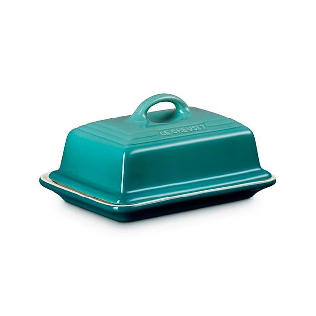 Le Creuset Stoneware European Butter Dish, Riviera