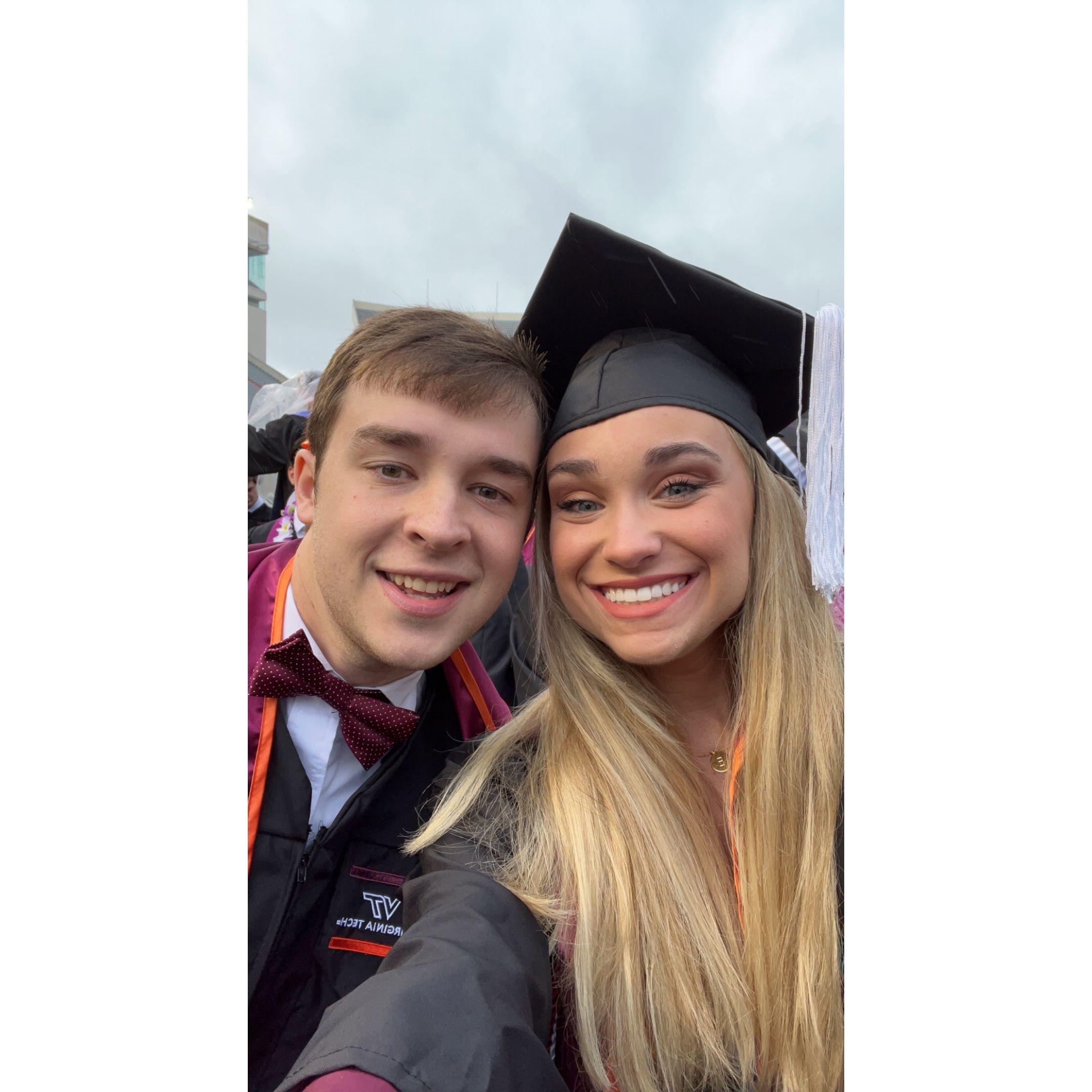 Our college commencement ceremony!