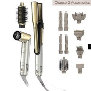 Build Your Own Shark Glam™ Ceramic & Powerful Air Styling & Drying System, Gold | SharkNinja